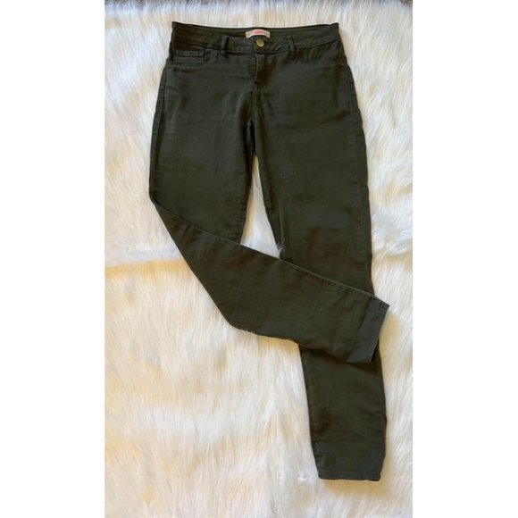 Olive Green Womens Jeans Size 8 - Picture 2 of 7